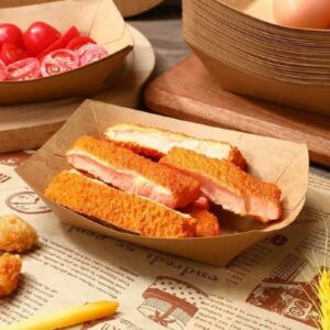 1, 000+ Products From Global Suppliers for "Factory Wholesale Kraft Paper Food Boat Tray Snack Box"
